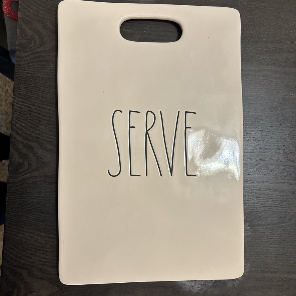 Rae Dunn Cream Serveware Board